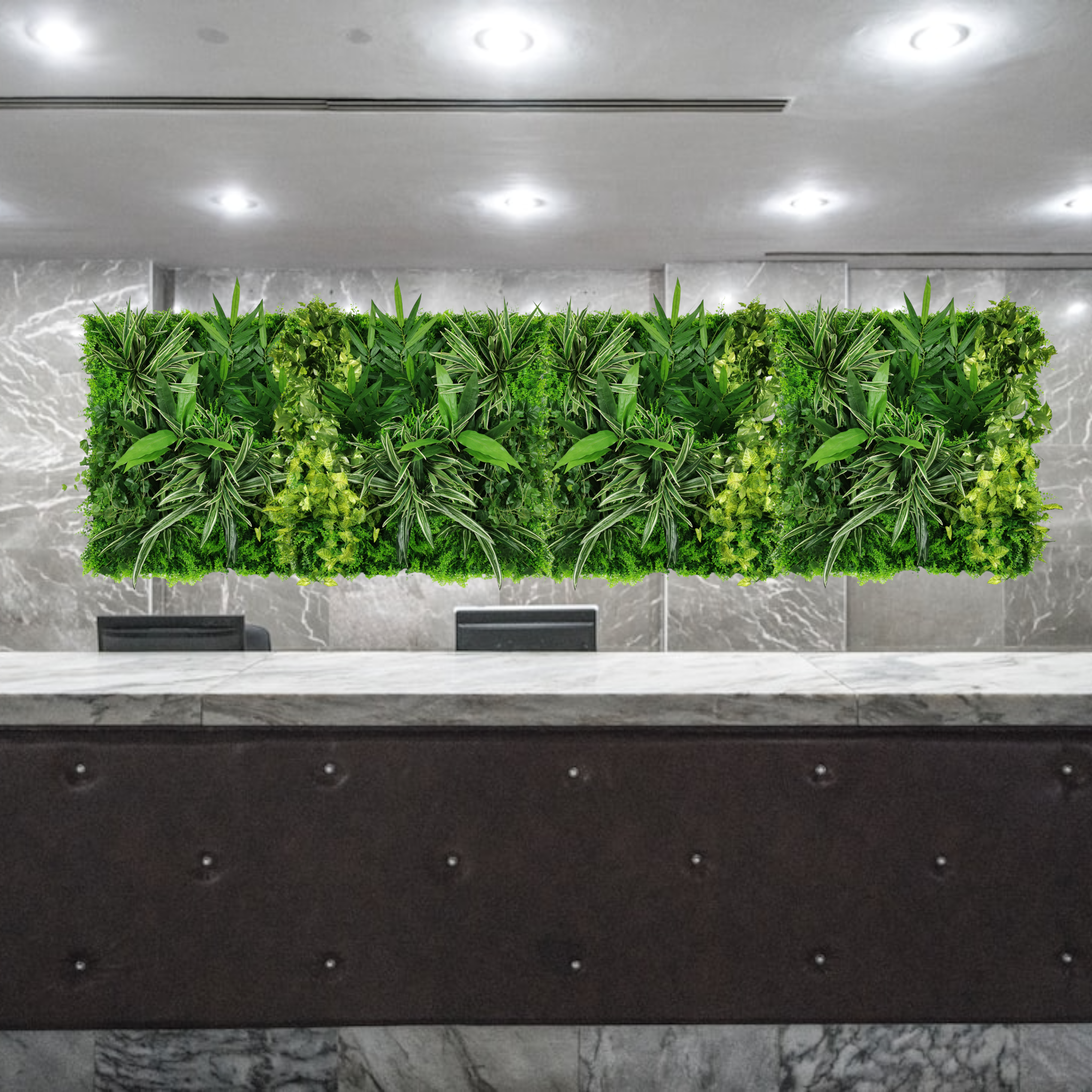 Mur végétal artificiel intérieur prêt à poser Premium Nature