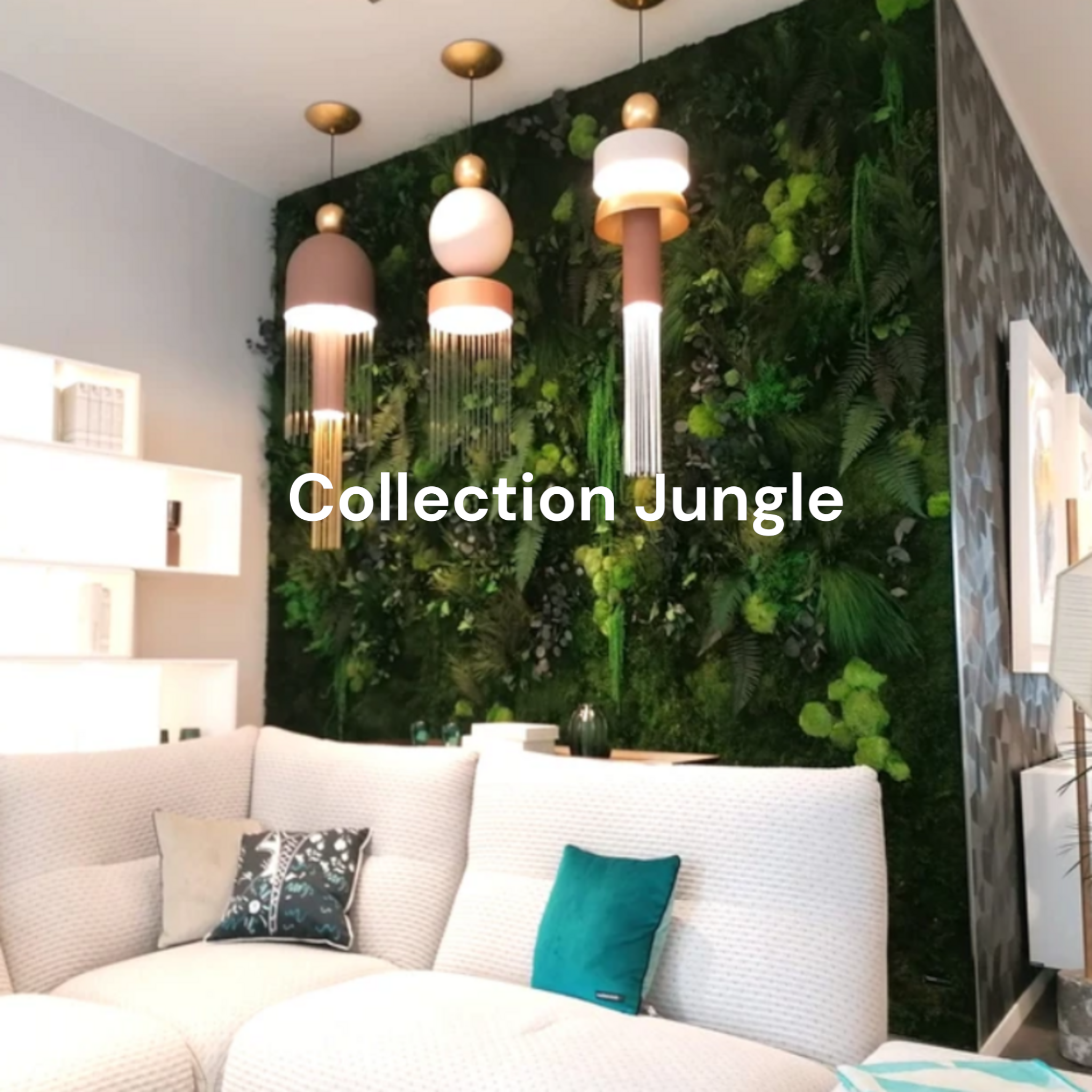 Mur végétal naturel stabilisé sur mesure