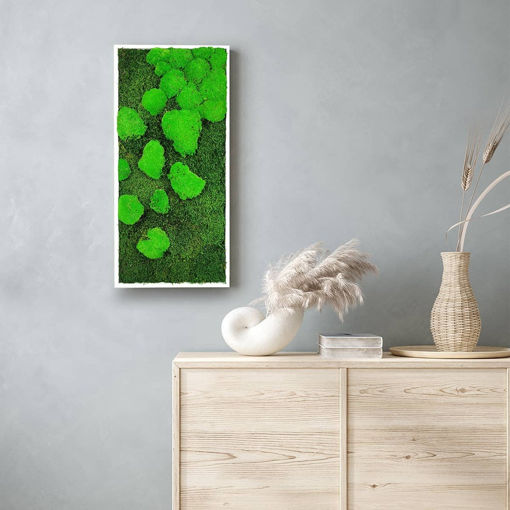 Tableau végétal naturel stabilisé Moss 34x74