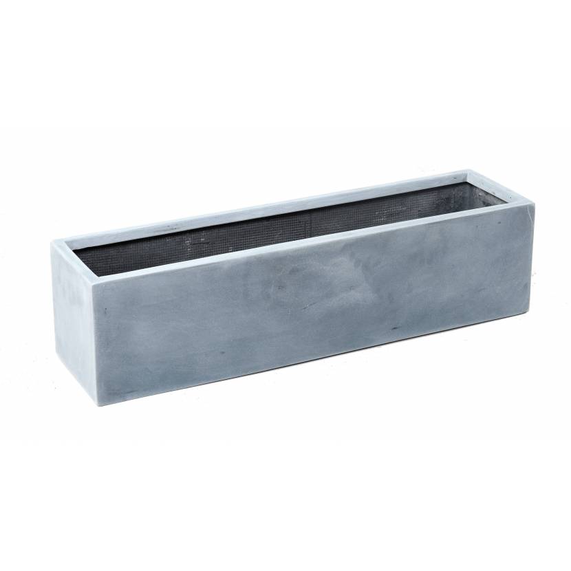 Balconnière Fiber 100 cm Gris | Pot Moderne