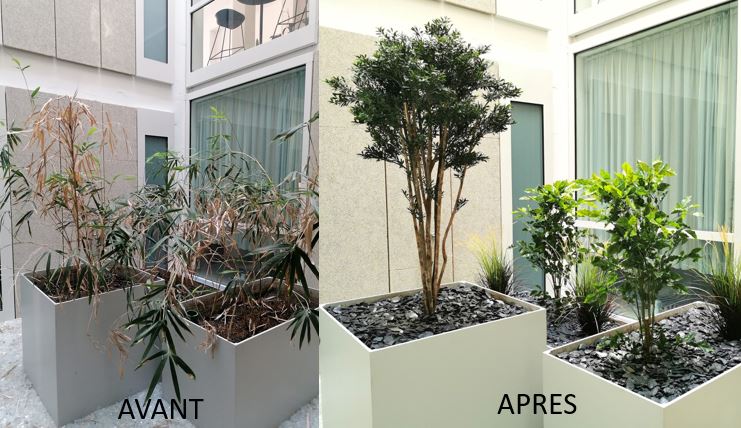 🌿 Plantes artificielles extérieur UV