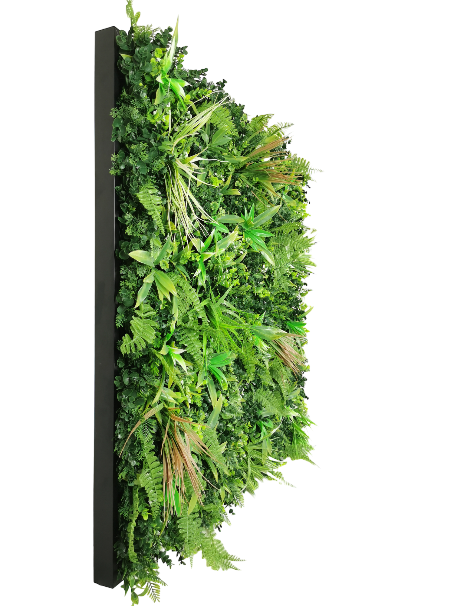 Tableau végétal artificiel intérieur/extérieur Savy 100x100 cm