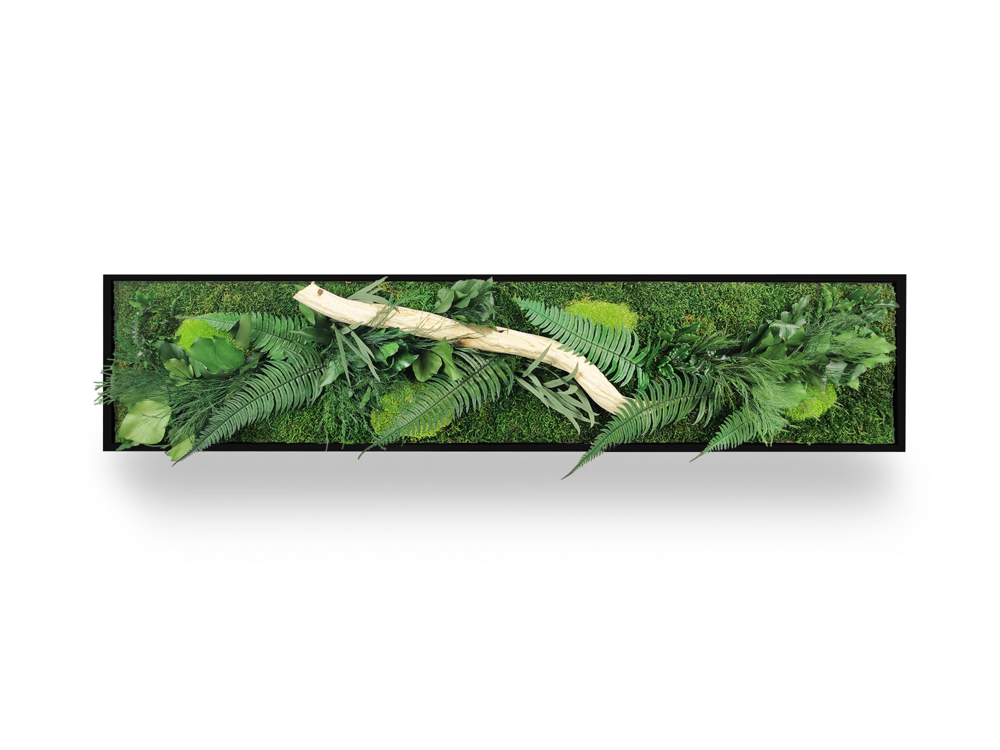 Tableau végétal naturel stabilisé Wood 25x115